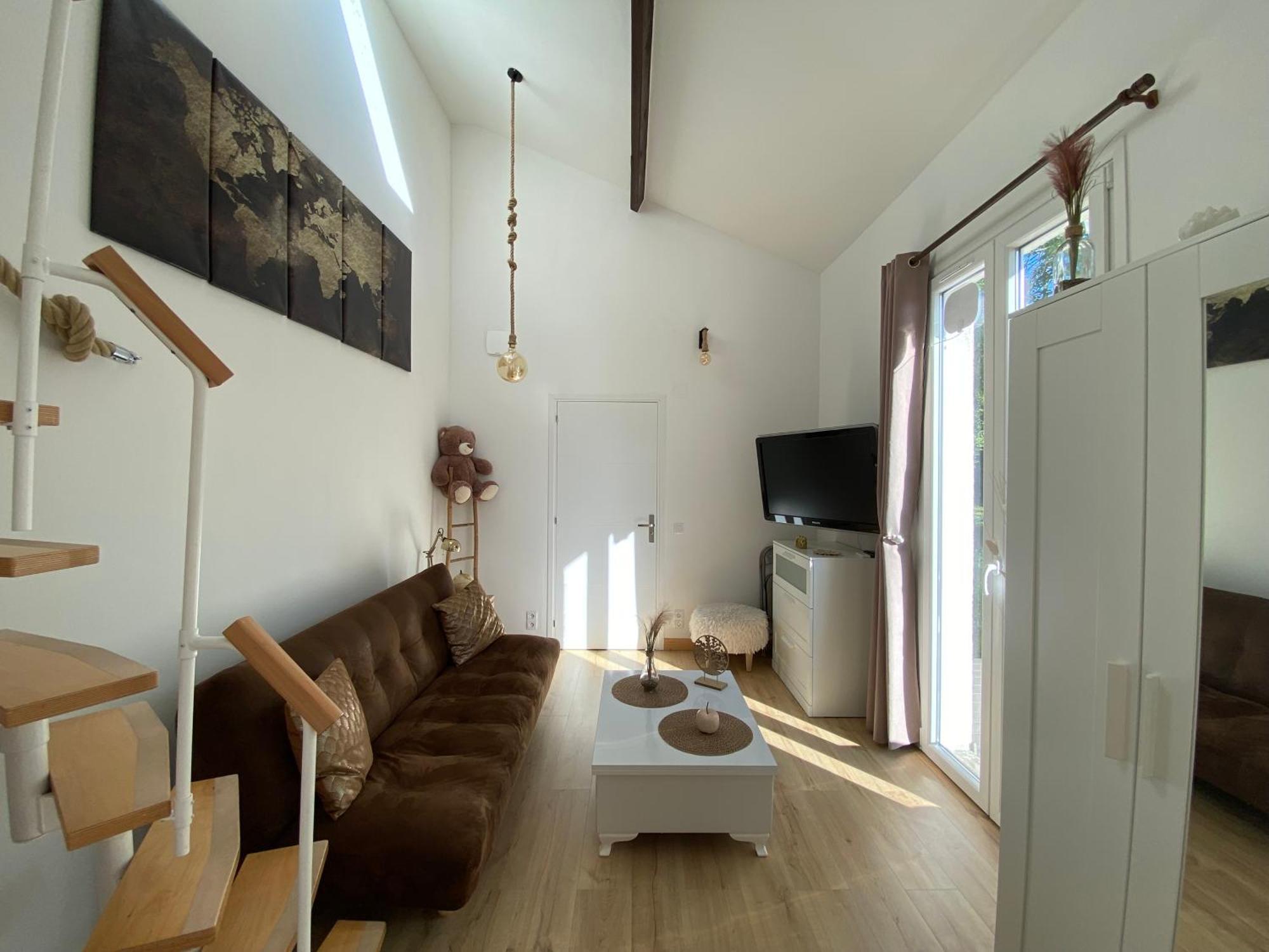 The Little Oak - Tiny House With Bed On Mezzanine & Terrace - From 1 To 4 P Disney, Paris & Cdg Pomponne ภายนอก รูปภาพ